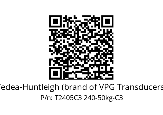   Tedea-Huntleigh (brand of VPG Transducers) T2405C3 240-50kg-C3