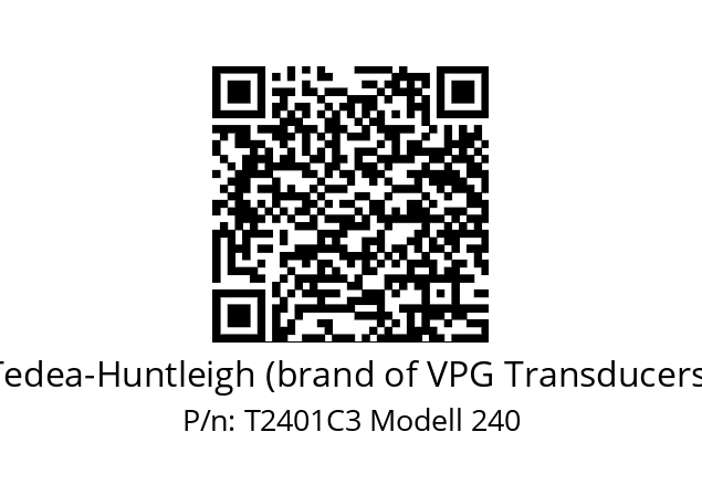   Tedea-Huntleigh (brand of VPG Transducers) T2401C3 Modell 240