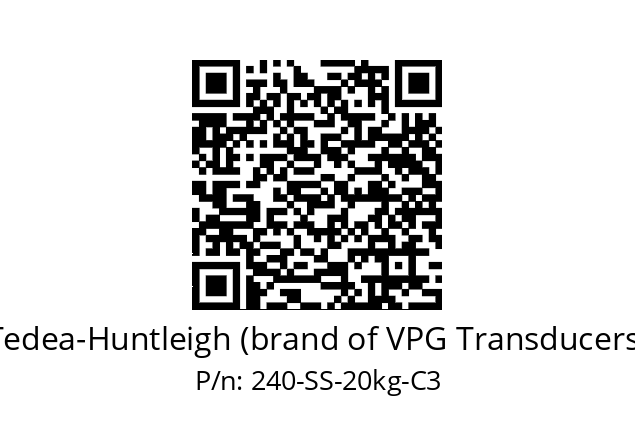   Tedea-Huntleigh (brand of VPG Transducers) 240-SS-20kg-C3