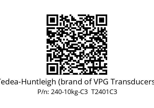   Tedea-Huntleigh (brand of VPG Transducers) 240-10kg-C3  T2401C3