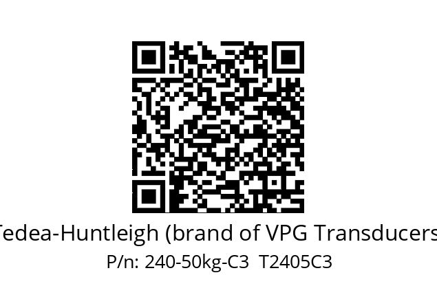   Tedea-Huntleigh (brand of VPG Transducers) 240-50kg-C3  T2405C3