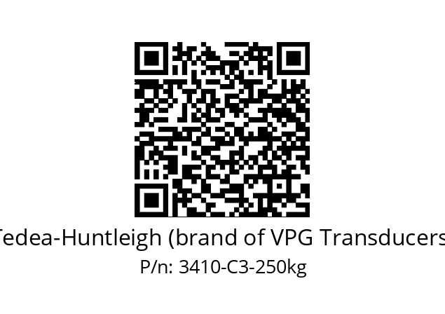   Tedea-Huntleigh (brand of VPG Transducers) 3410-C3-250kg