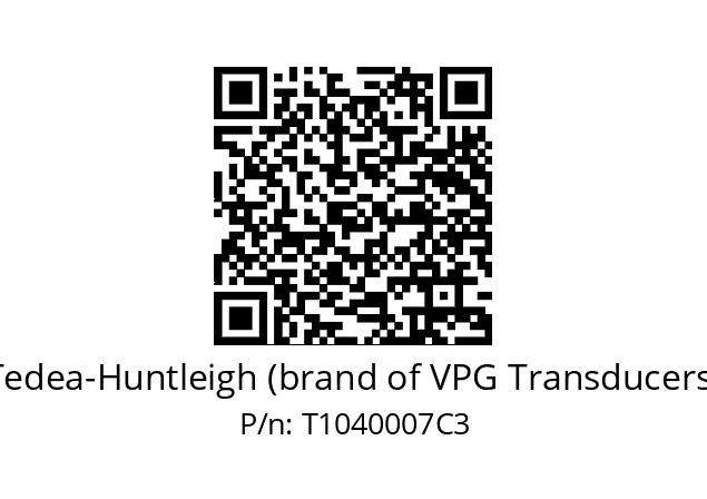   Tedea-Huntleigh (brand of VPG Transducers) T1040007C3