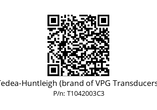   Tedea-Huntleigh (brand of VPG Transducers) T1042003C3