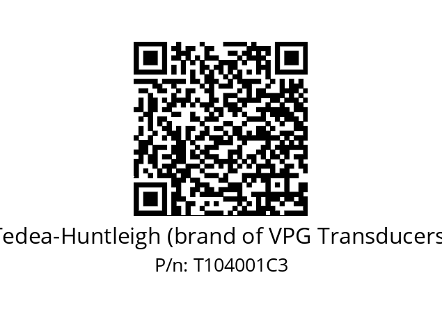   Tedea-Huntleigh (brand of VPG Transducers) T104001C3