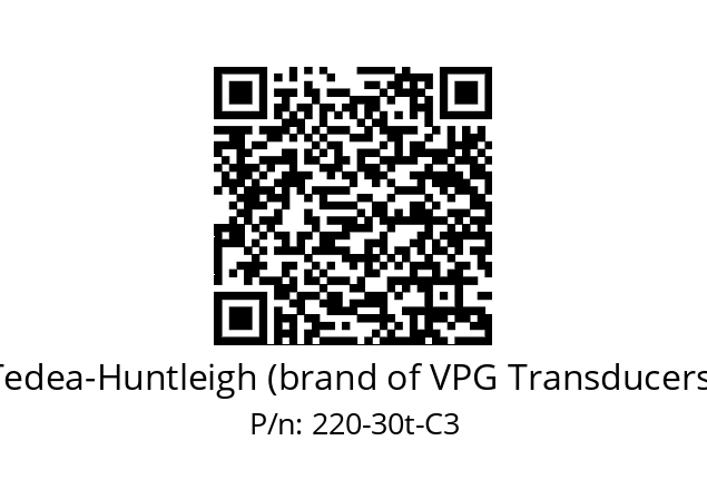   Tedea-Huntleigh (brand of VPG Transducers) 220-30t-C3