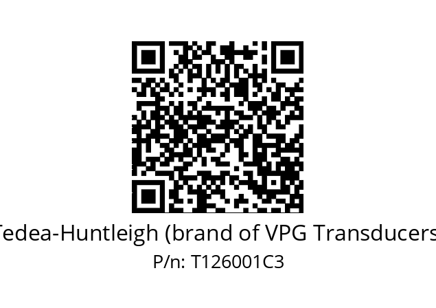   Tedea-Huntleigh (brand of VPG Transducers) T126001C3