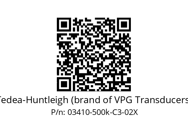   Tedea-Huntleigh (brand of VPG Transducers) 03410-500k-C3-02X