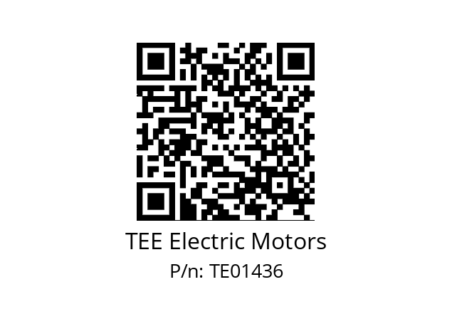   TEE Electric Motors TE01436