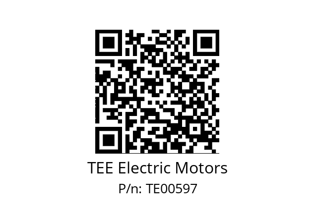   TEE Electric Motors TE00597