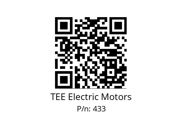   TEE Electric Motors 433