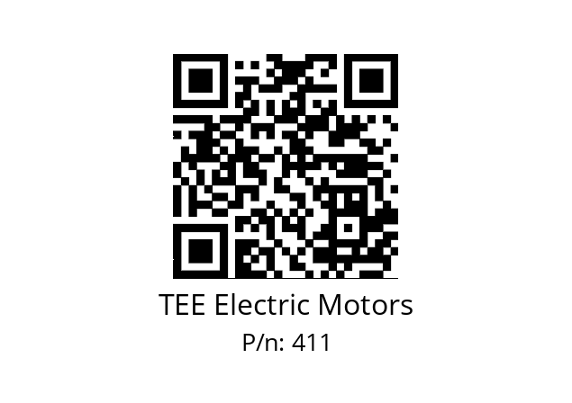   TEE Electric Motors 411