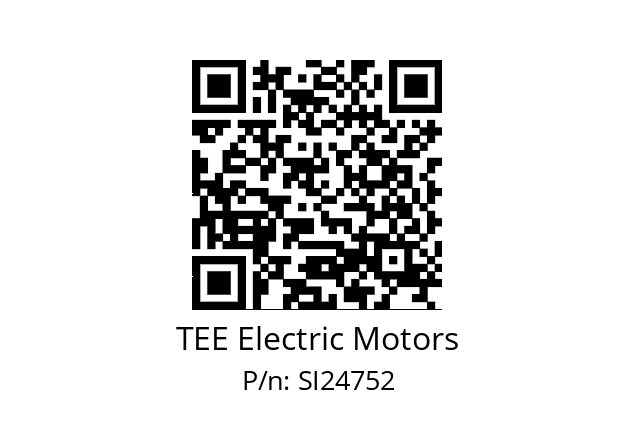   TEE Electric Motors SI24752