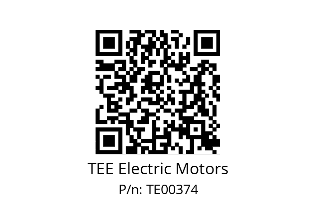   TEE Electric Motors TE00374