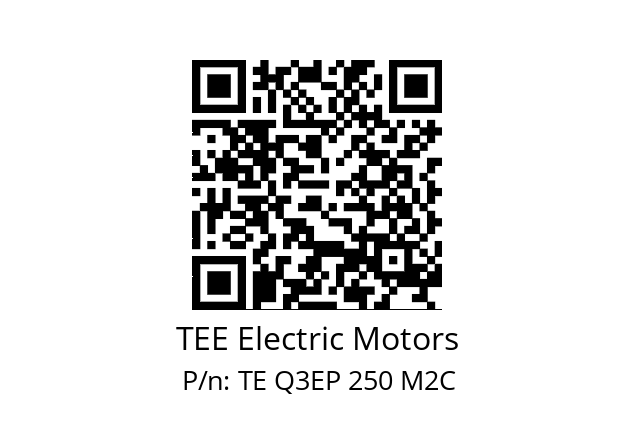   TEE Electric Motors TE Q3EP 250 M2C