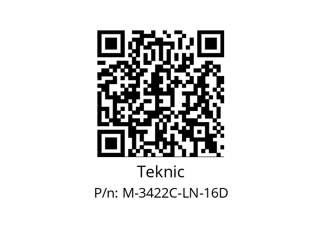   Teknic M-3422C-LN-16D