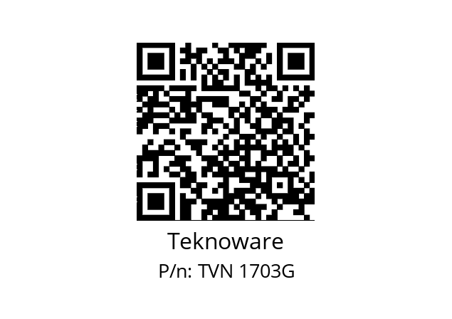   Teknoware TVN 1703G