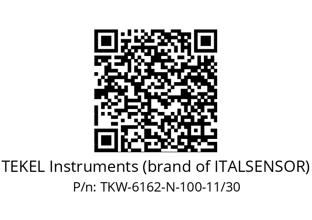   TEKEL Instruments (brand of ITALSENSOR) TKW-6162-N-100-11/30