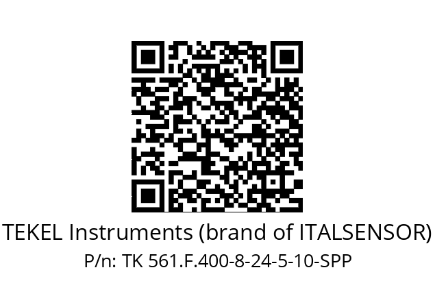   TEKEL Instruments (brand of ITALSENSOR) TK 561.F.400-8-24-5-10-SPP