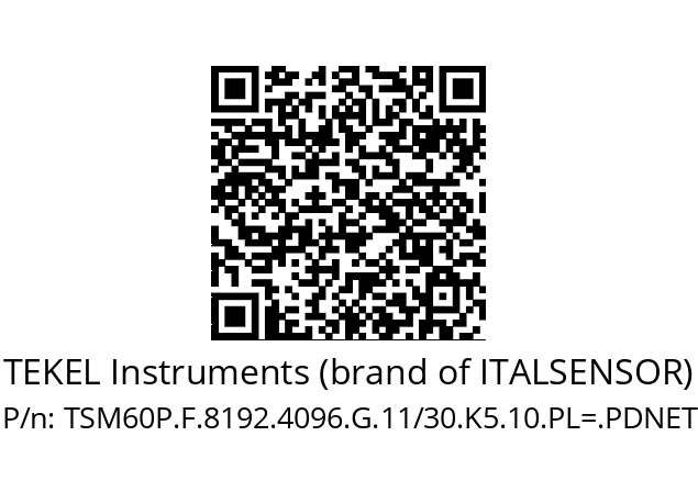   TEKEL Instruments (brand of ITALSENSOR) TSM60P.F.8192.4096.G.11/30.K5.10.PL=.PDNET