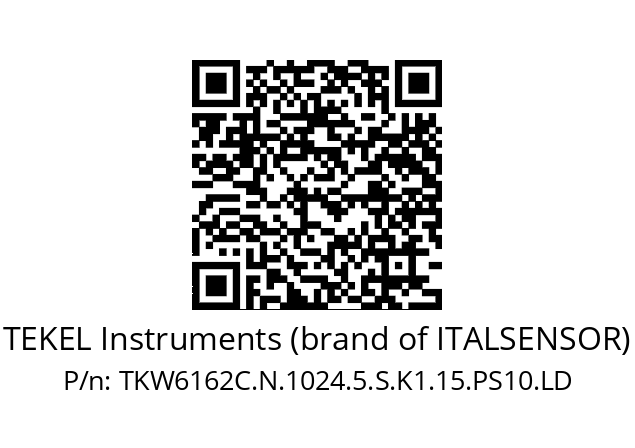   TEKEL Instruments (brand of ITALSENSOR) TKW6162C.N.1024.5.S.K1.15.PS10.LD