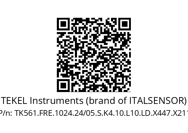   TEKEL Instruments (brand of ITALSENSOR) TK561.FRE.1024.24/05.S.K4.10.L10.LD.X447.X211