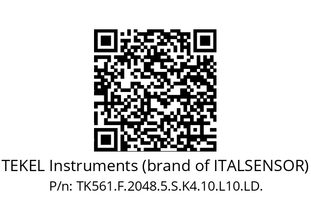   TEKEL Instruments (brand of ITALSENSOR) TK561.F.2048.5.S.K4.10.L10.LD.