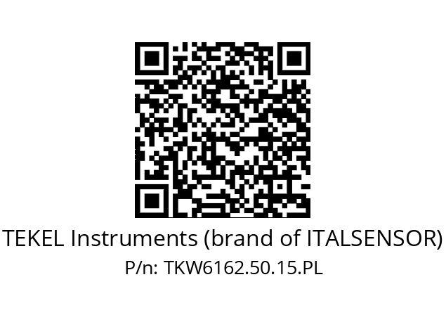   TEKEL Instruments (brand of ITALSENSOR) TKW6162.50.15.PL