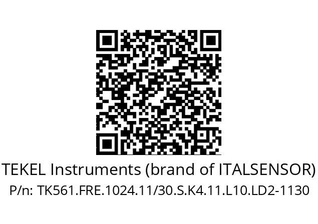   TEKEL Instruments (brand of ITALSENSOR) TK561.FRE.1024.11/30.S.K4.11.L10.LD2-1130