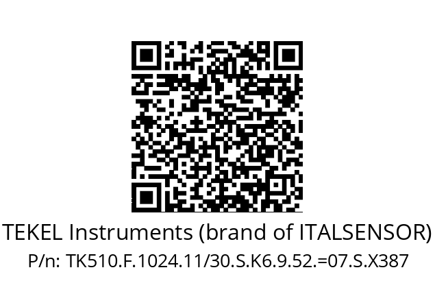   TEKEL Instruments (brand of ITALSENSOR) TK510.F.1024.11/30.S.K6.9.52.=07.S.X387