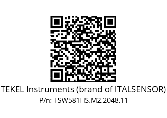   TEKEL Instruments (brand of ITALSENSOR) TSW581HS.M2.2048.11