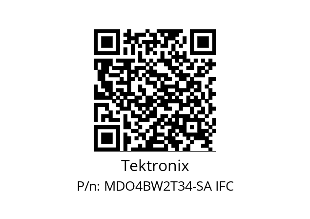   Tektronix MDO4BW2T34-SA IFC