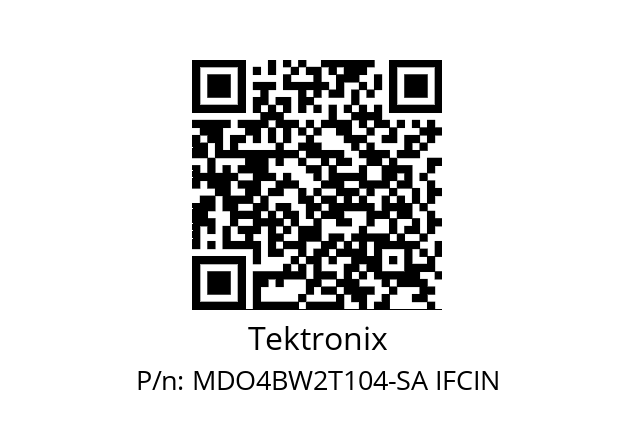   Tektronix MDO4BW2T104-SA IFCIN