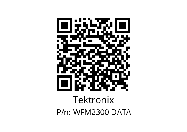   Tektronix WFM2300 DATA