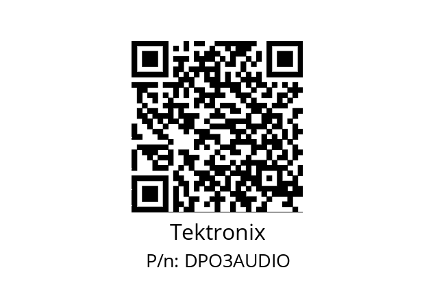   Tektronix DPO3AUDIO