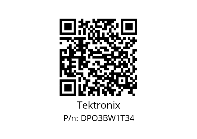   Tektronix DPO3BW1T34