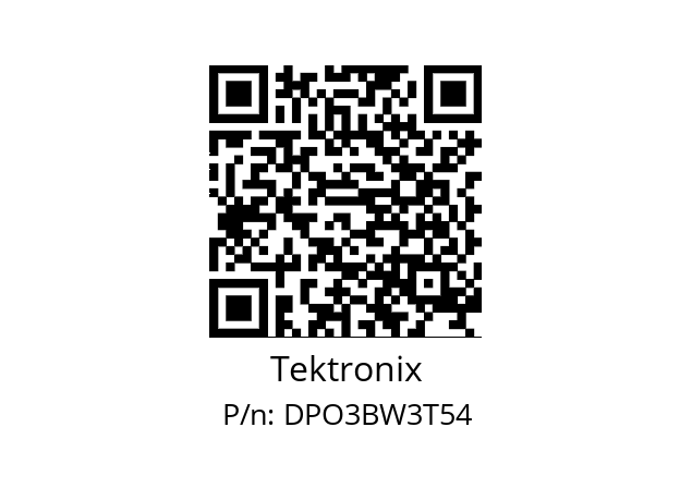   Tektronix DPO3BW3T54