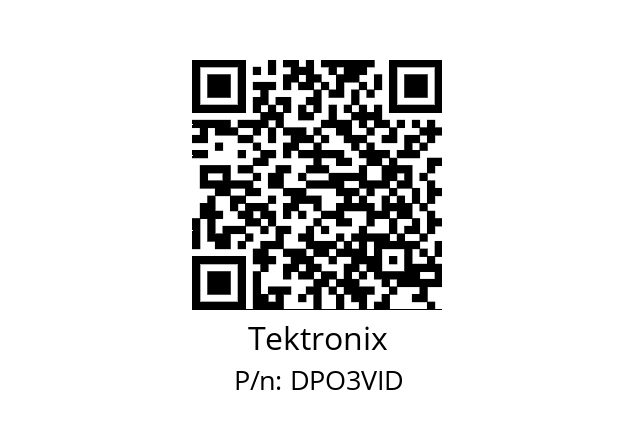   Tektronix DPO3VID