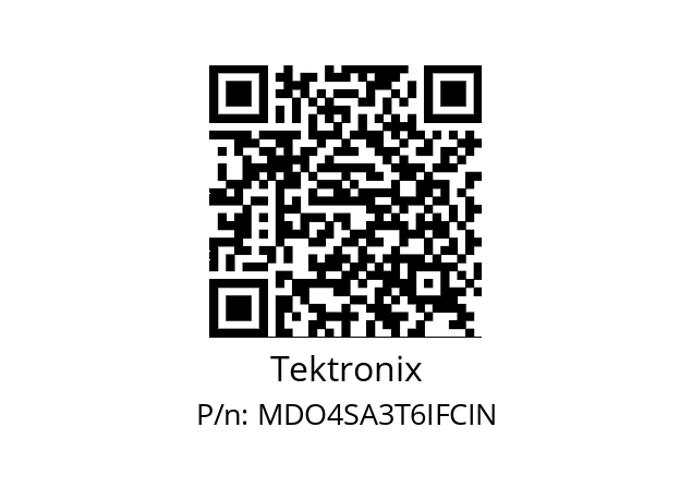   Tektronix MDO4SA3T6IFCIN