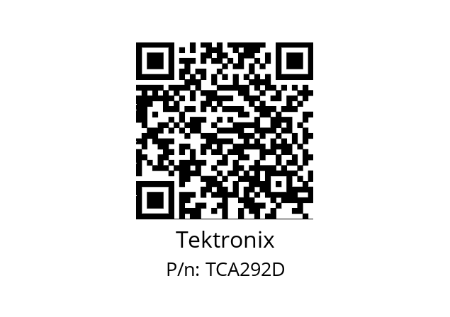   Tektronix TCA292D