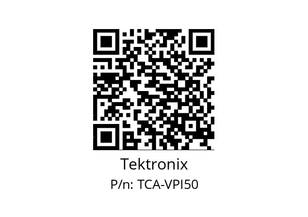   Tektronix TCA-VPI50