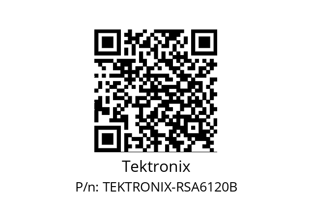   Tektronix TEKTRONIX-RSA6120B