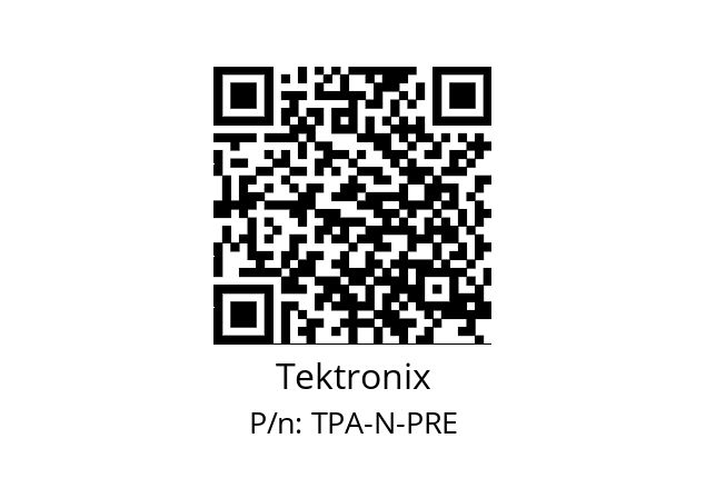   Tektronix TPA-N-PRE