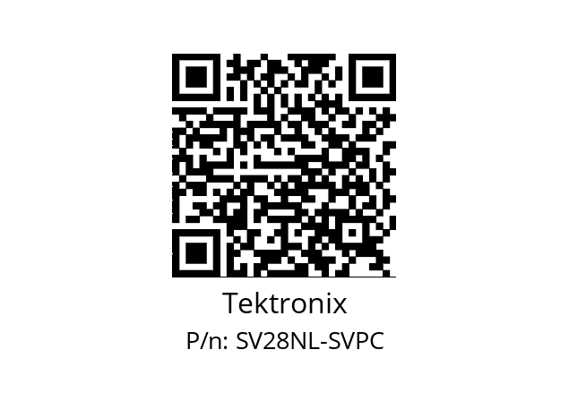   Tektronix SV28NL-SVPC