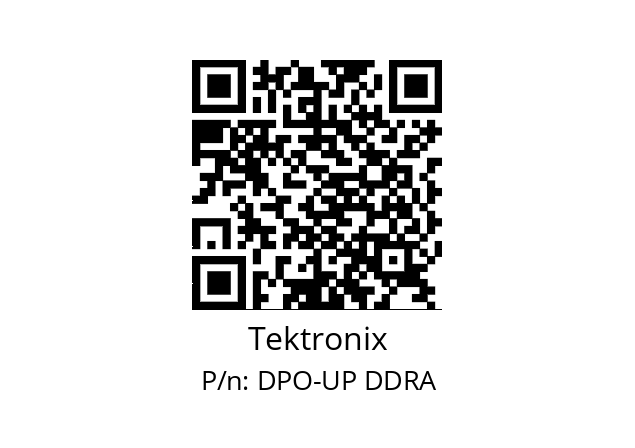   Tektronix DPO-UP DDRA