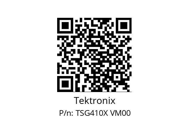   Tektronix TSG410X VM00