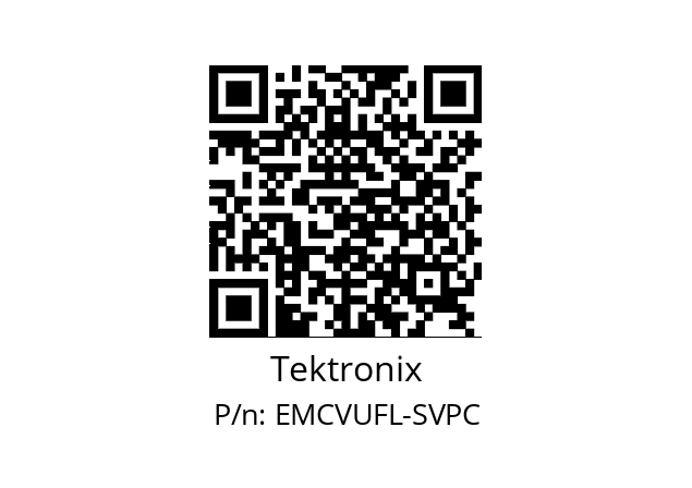   Tektronix EMCVUFL-SVPC