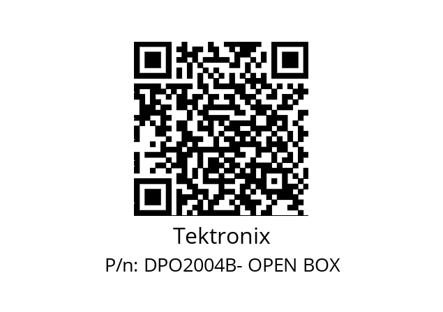   Tektronix DPO2004B- OPEN BOX