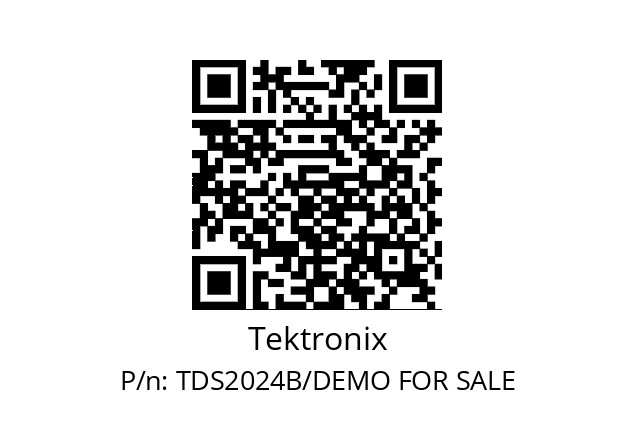   Tektronix TDS2024B/DEMO FOR SALE