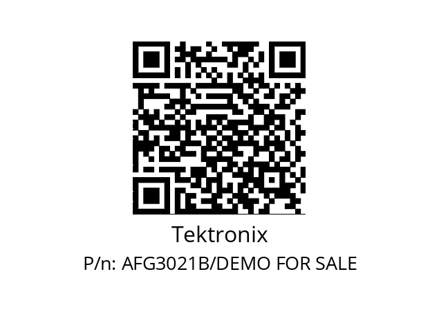   Tektronix AFG3021B/DEMO FOR SALE